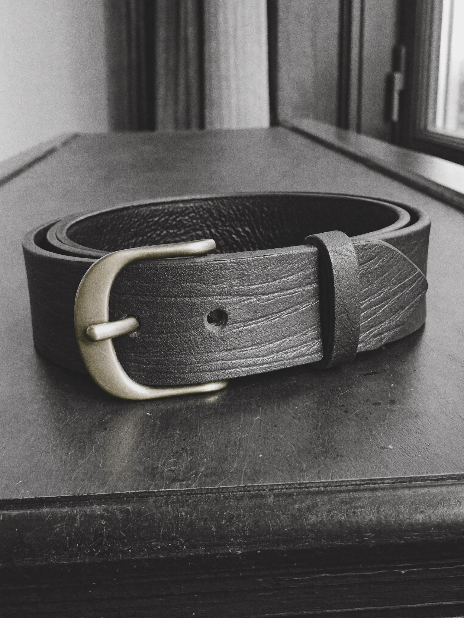 The Leather Belt — Voss & Grey